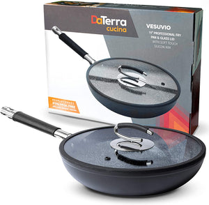 DaTerra Cucina Ceramic 11 inch Fry Pan with Natural Nonstick Coating